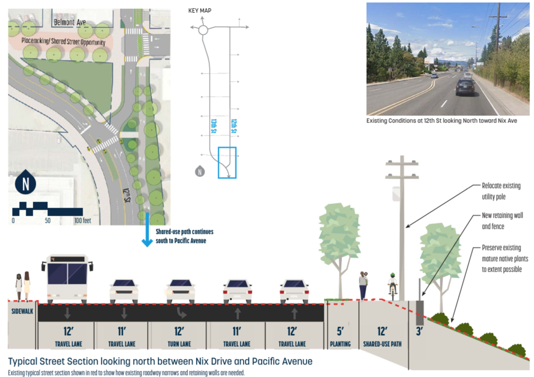 Bike Connection to Pacific Avenue