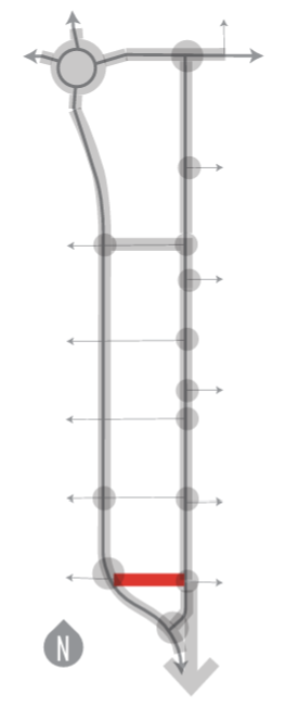 Belmont Shared Street project sitemap
