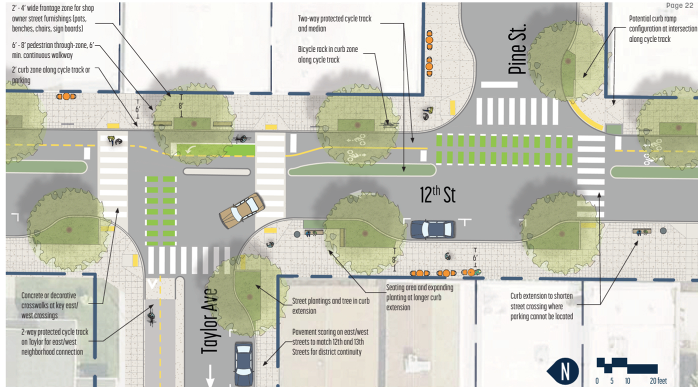 Taylor Avenue Neighborhood Connection - Future State